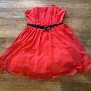 Thigh Length Pink Dress